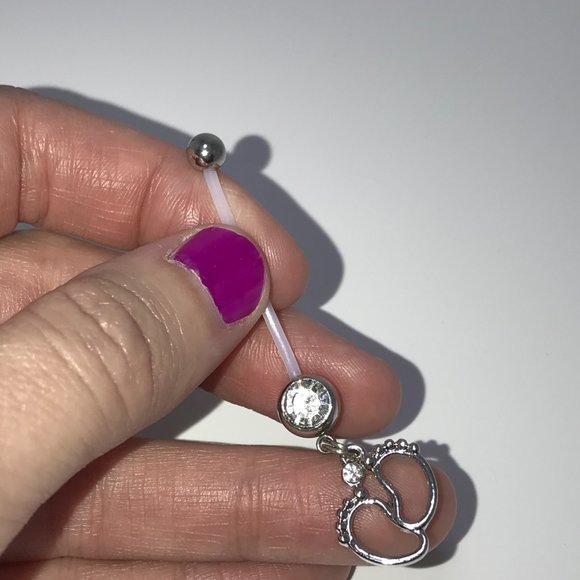 Little Feets Pregnancy Belly Rings - Picture 7 of 8